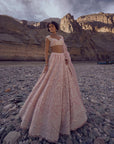 Palm Tree Lehenga Set