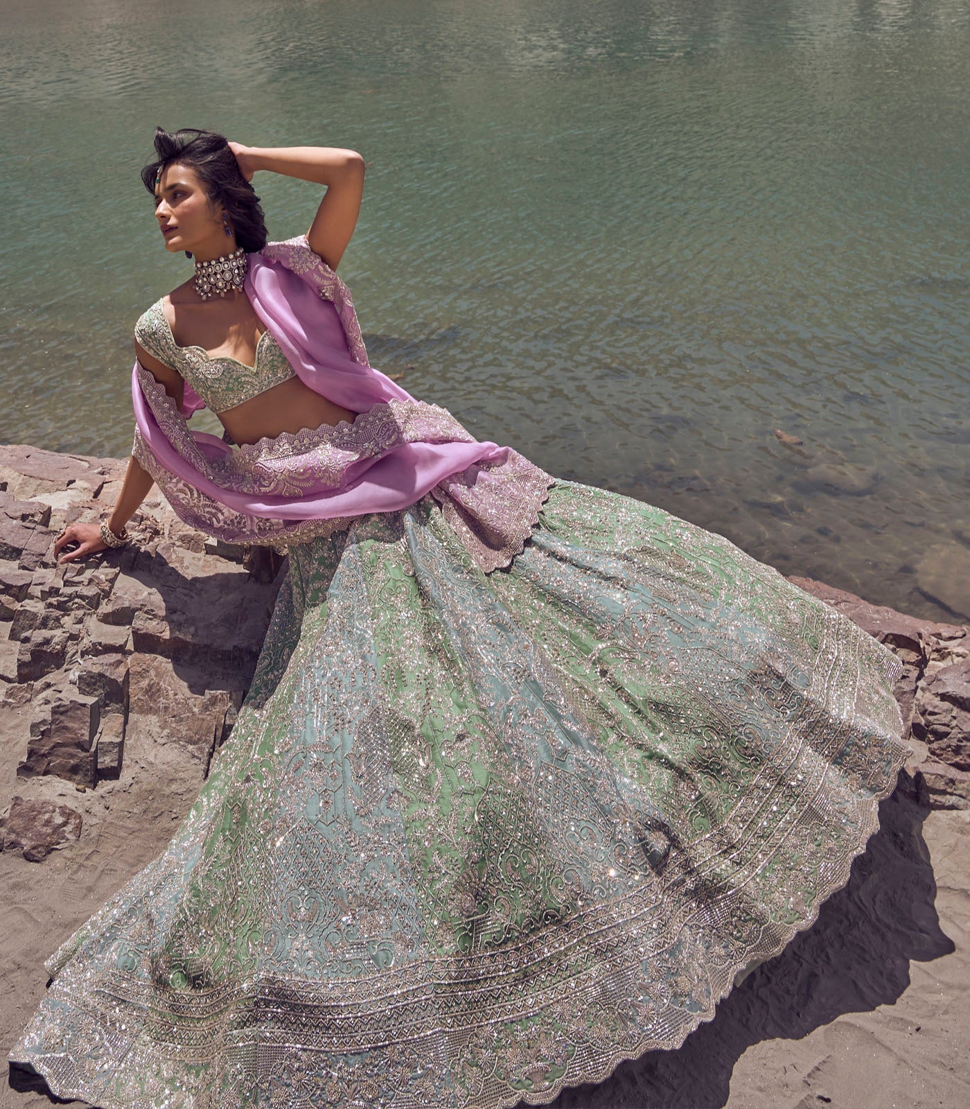 Shar Lehenga Set