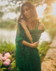 Athena Ruffle Saree Set