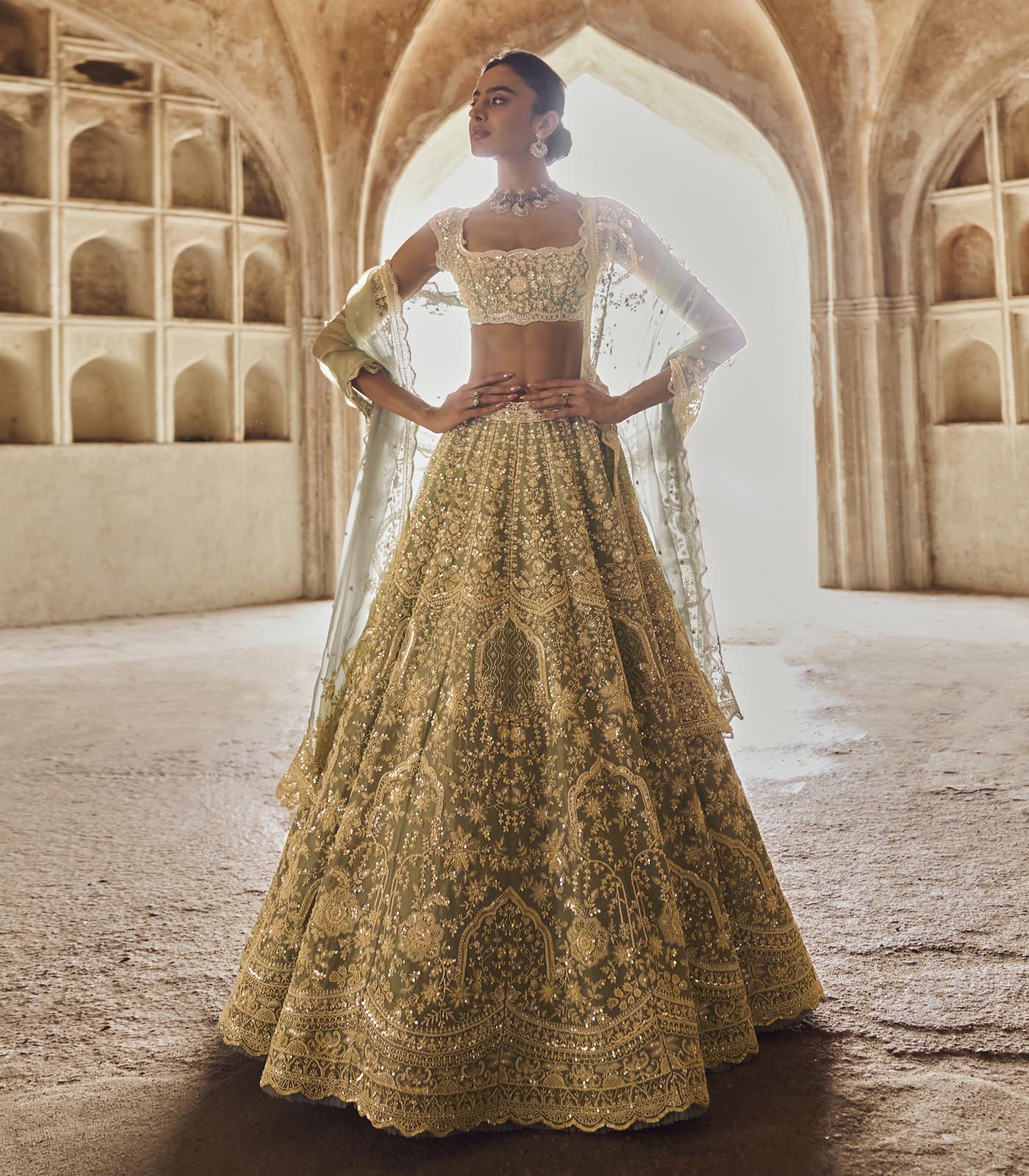 Blue Naina Lehenga Set