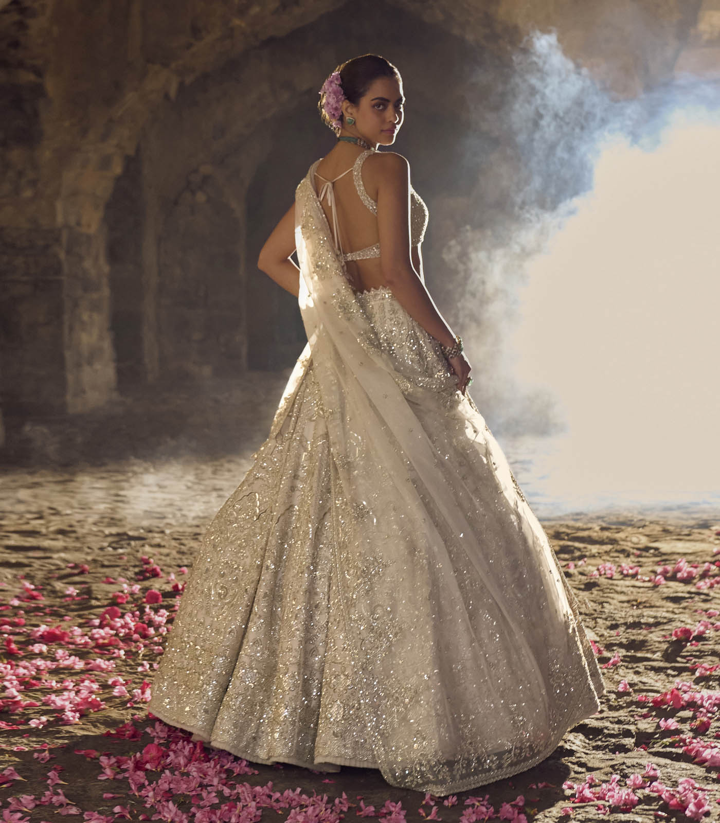 Ivory Sneha Lehenga Set