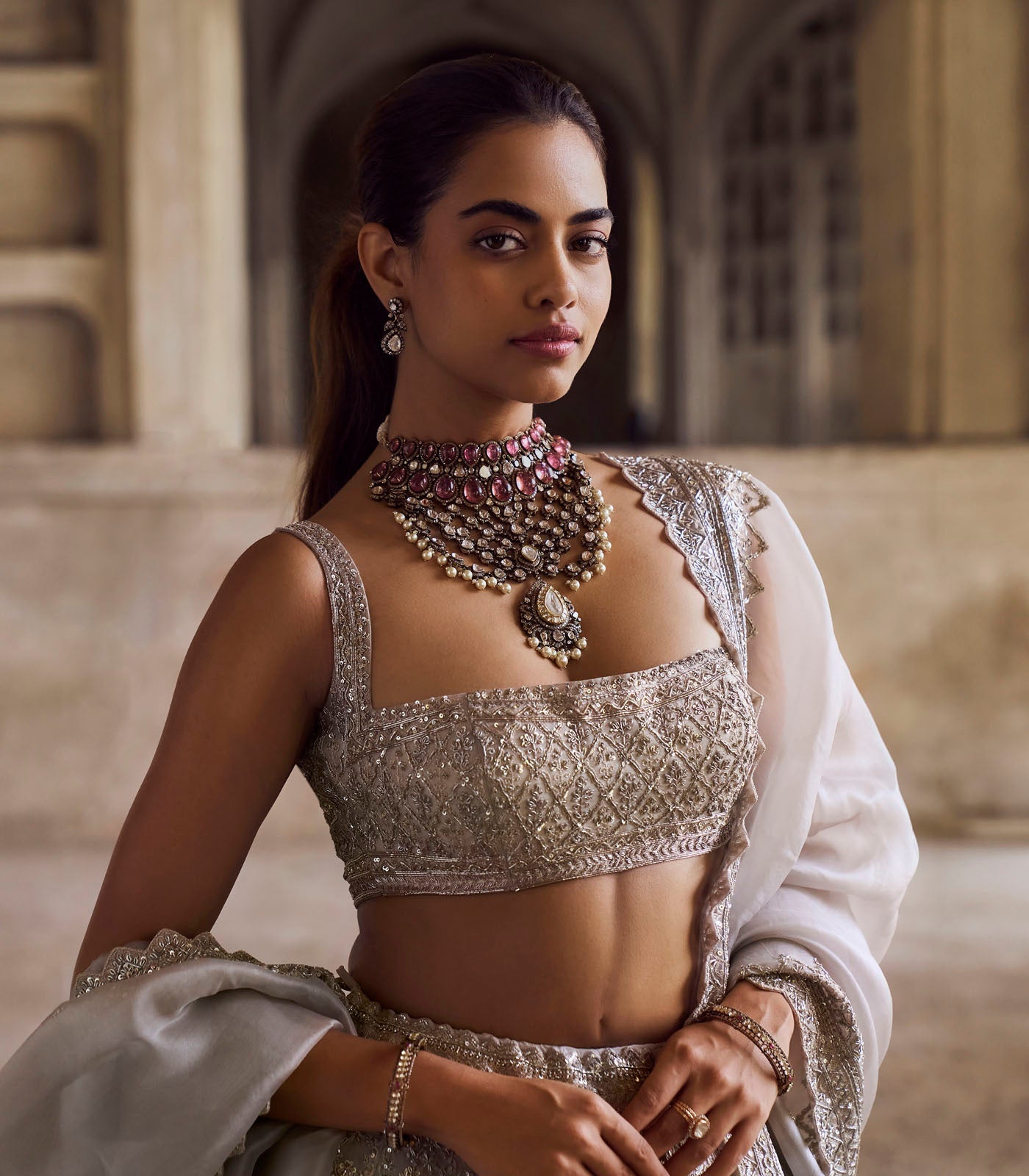Ivory Divila Lehenga Set