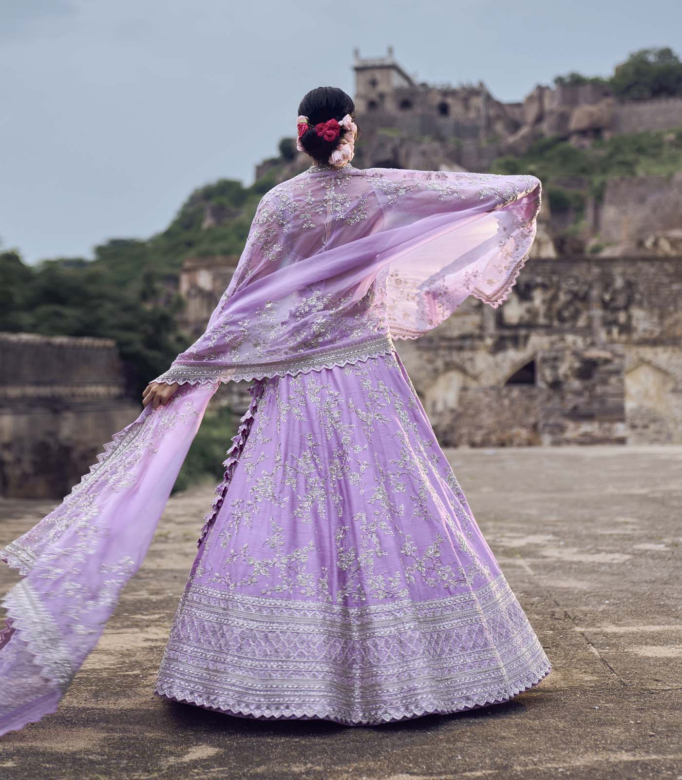 Lavender Jiya Lehenga Set