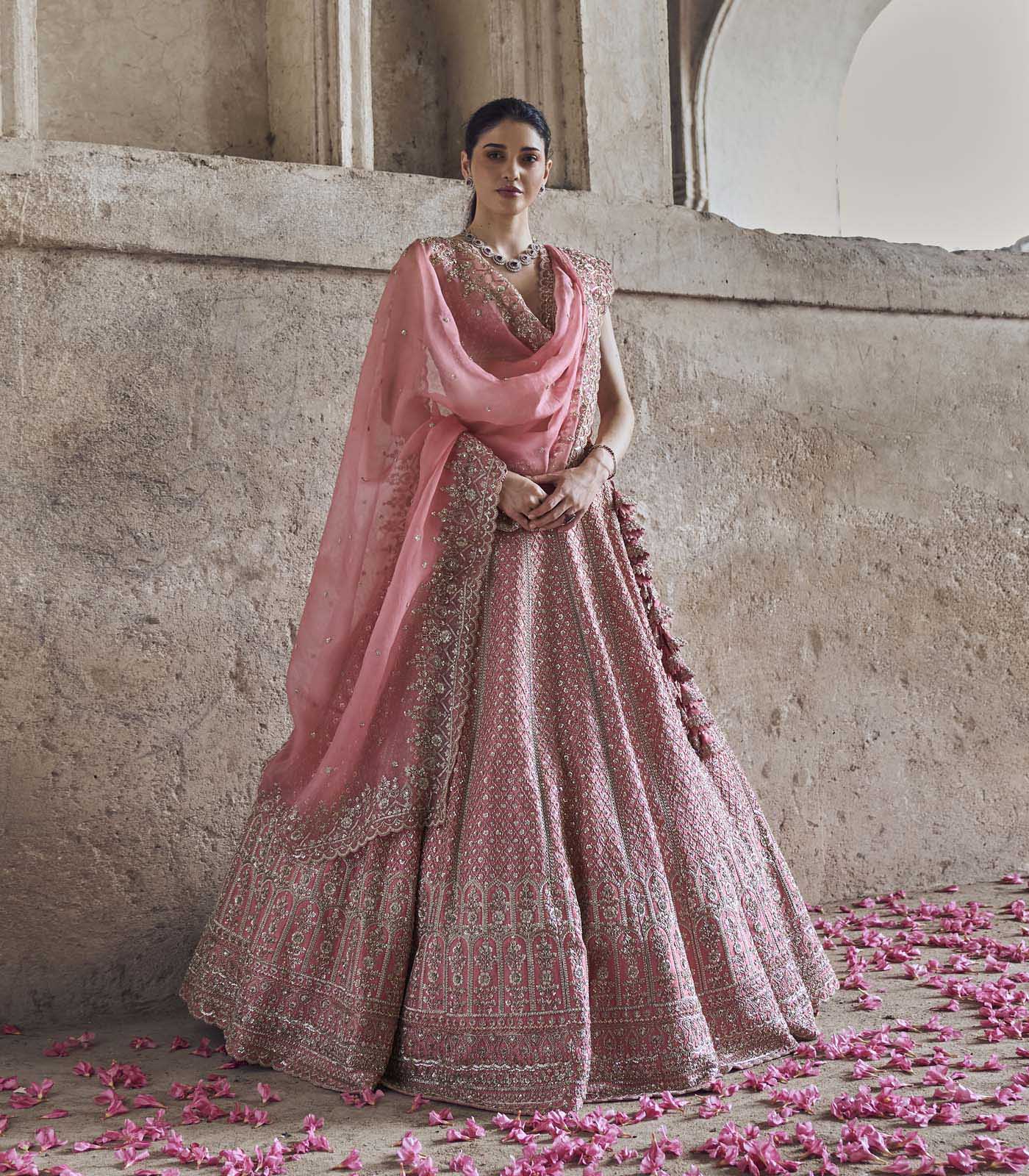 Pink Gulab Lehenga Set