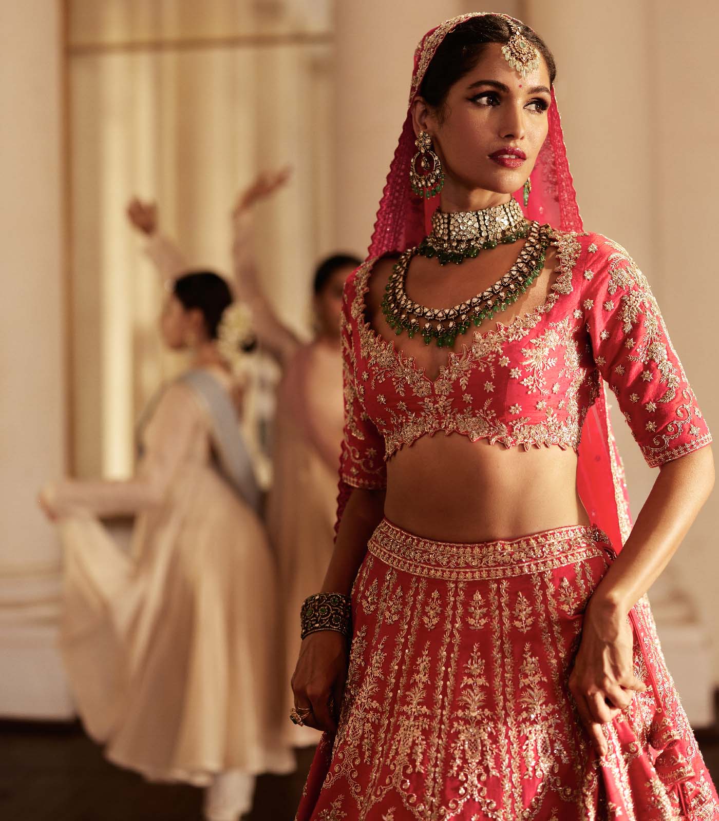 Rawsilk Bouquet Lehenga Set
