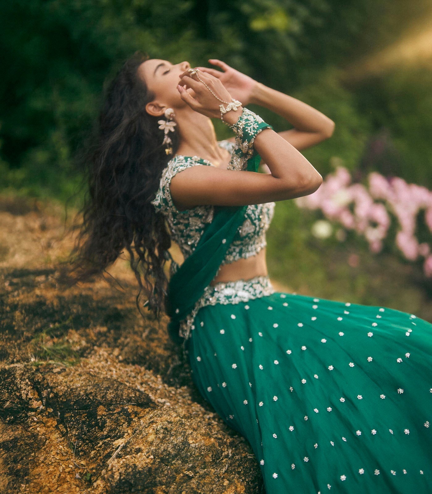 Khwabeeda Chita Pico Skirt Set