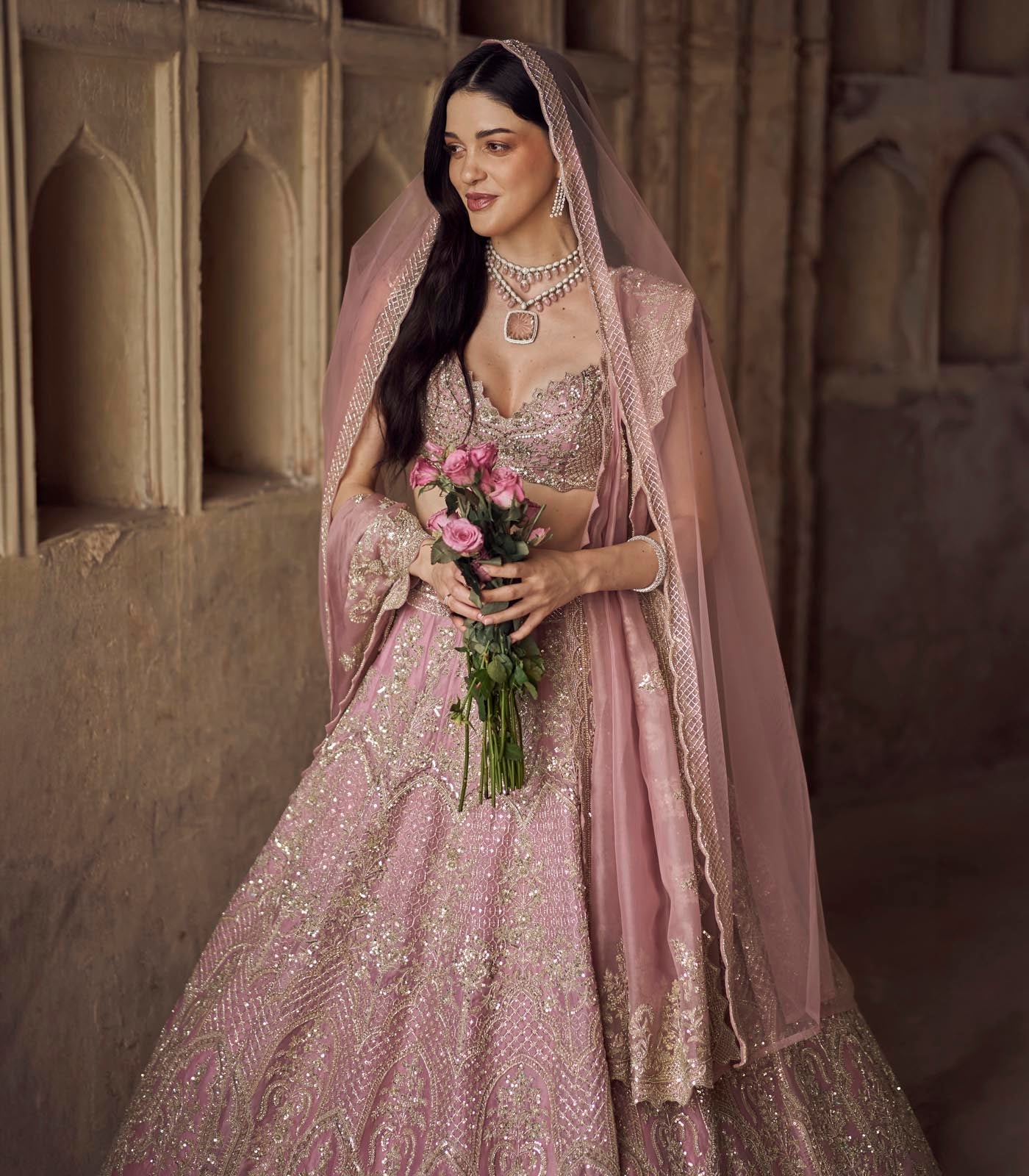 Blush Pink Akhila Lehenga Set