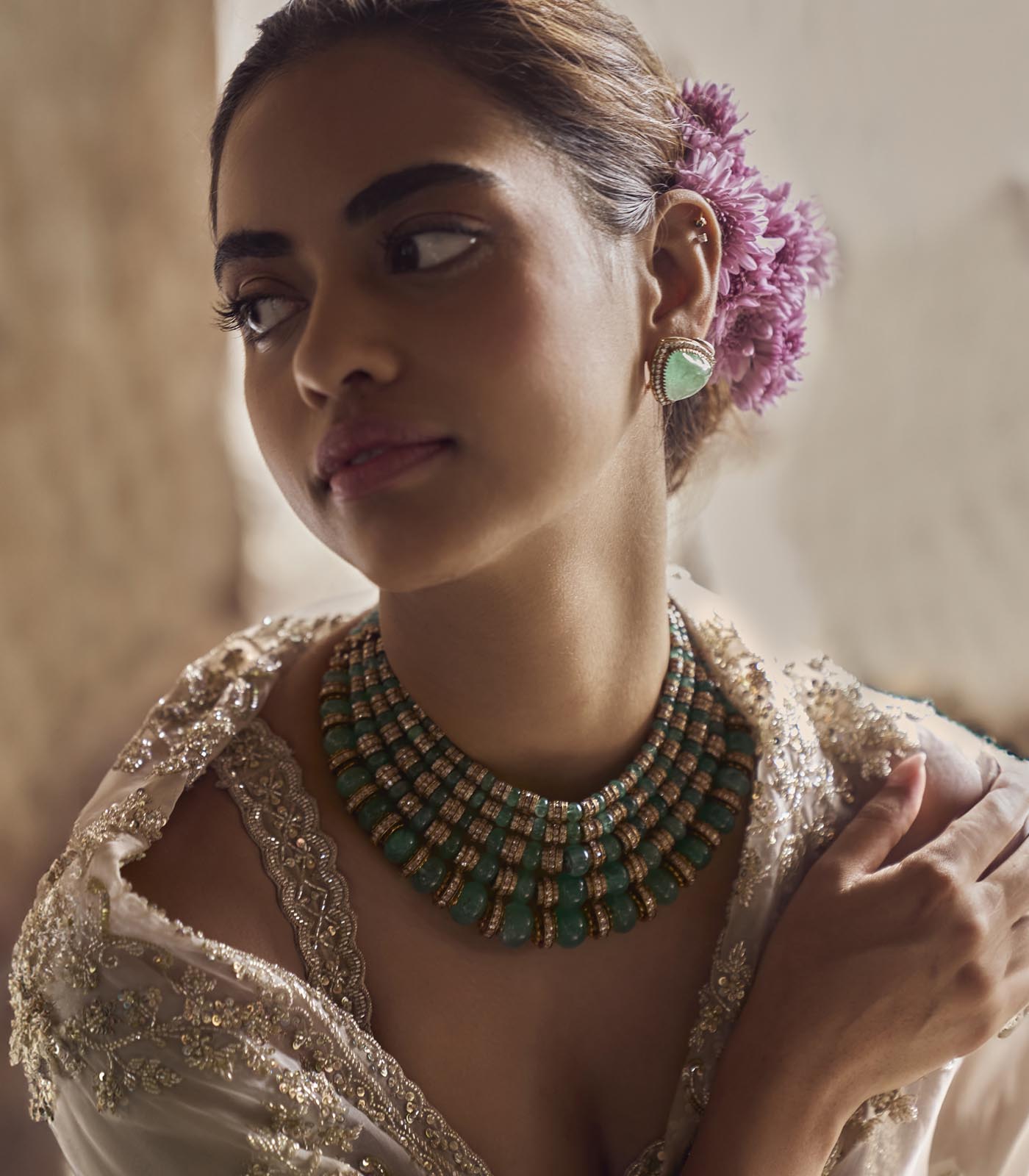 Ivory Sneha Lehenga Set