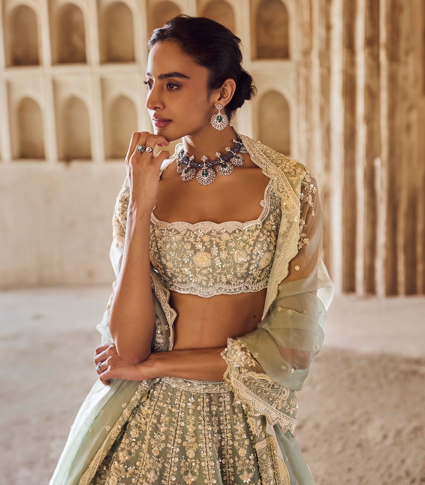 Blue Naina Lehenga Set