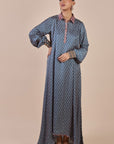 Navy Blue - Ivory Anarkali