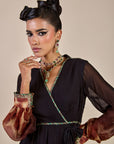 Giraffe Ombre Print Anarkali