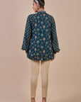 Prussian Blue Long Top