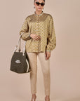 Olive Yellow - Ivory Short Top