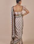 Blush Ivory Saree Set