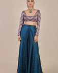 Capri Blue - Multi Hued Sharara Set