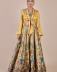 Creme Ivory - Yellow Skirt Set