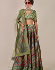 Sap Green Skirt Set