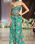 The Celestial Garden Corset Sharara Set - Ready to Ship