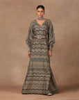 Black - Gold Kaftan Set | Muraqqa
