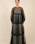 Black - Ivory Anarkali