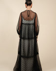 Black - Ivory Anarkali