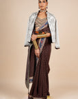 Black - Ivory Reversible Ika Jacket