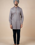 Blush Nugrey Printed Kurta