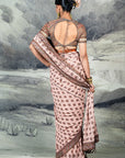 Blush Pink Saree Set
