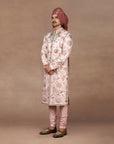 Blush Ivory Sherwani Set | Muraqqa