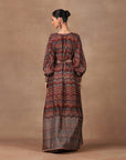 Burgundy Kaftan Set | Muraqqa