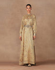 Butter Yellow Kaftan Set | Muraqqa