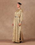 Butter Yellow Kaftan Set | Muraqqa