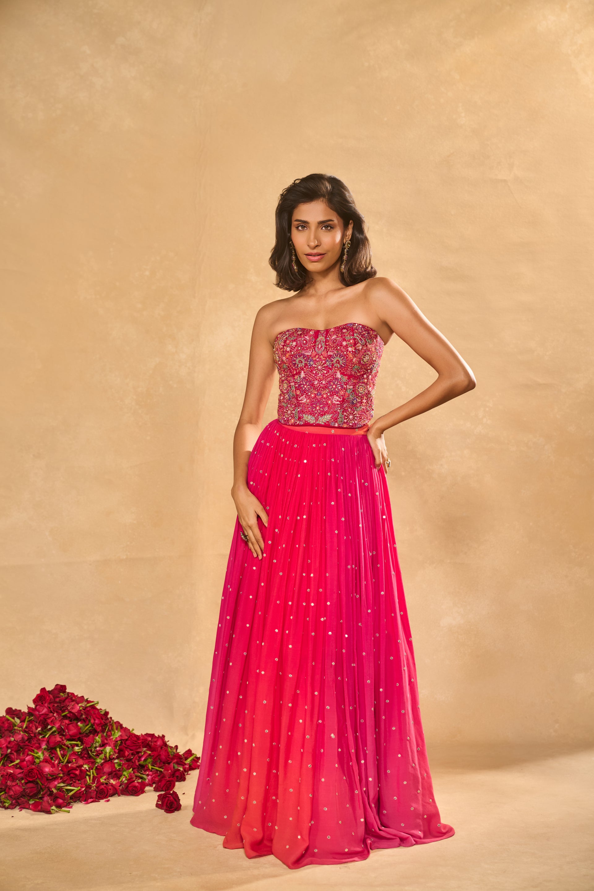 Aries Corset Lehenga