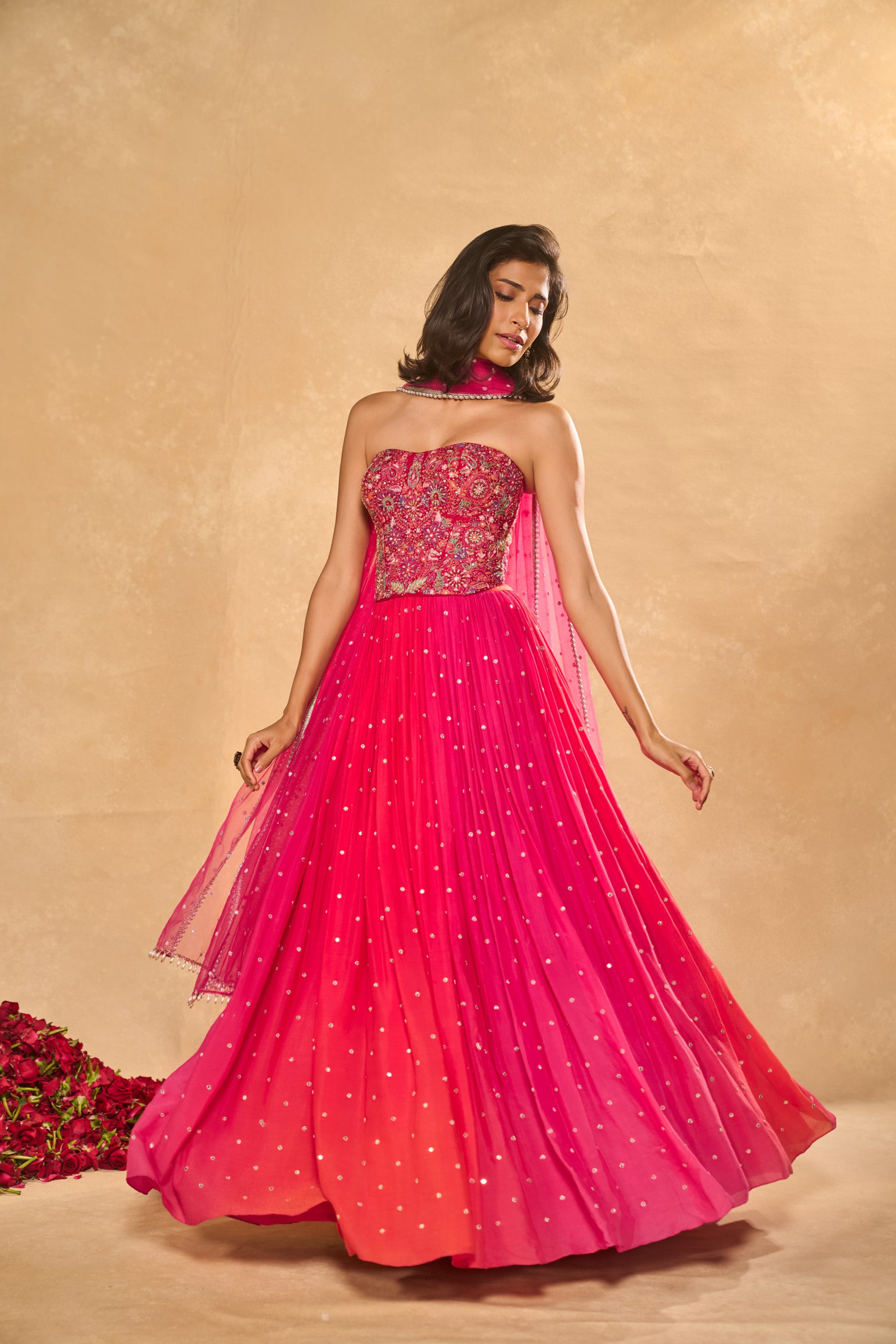 Aries Corset Lehenga