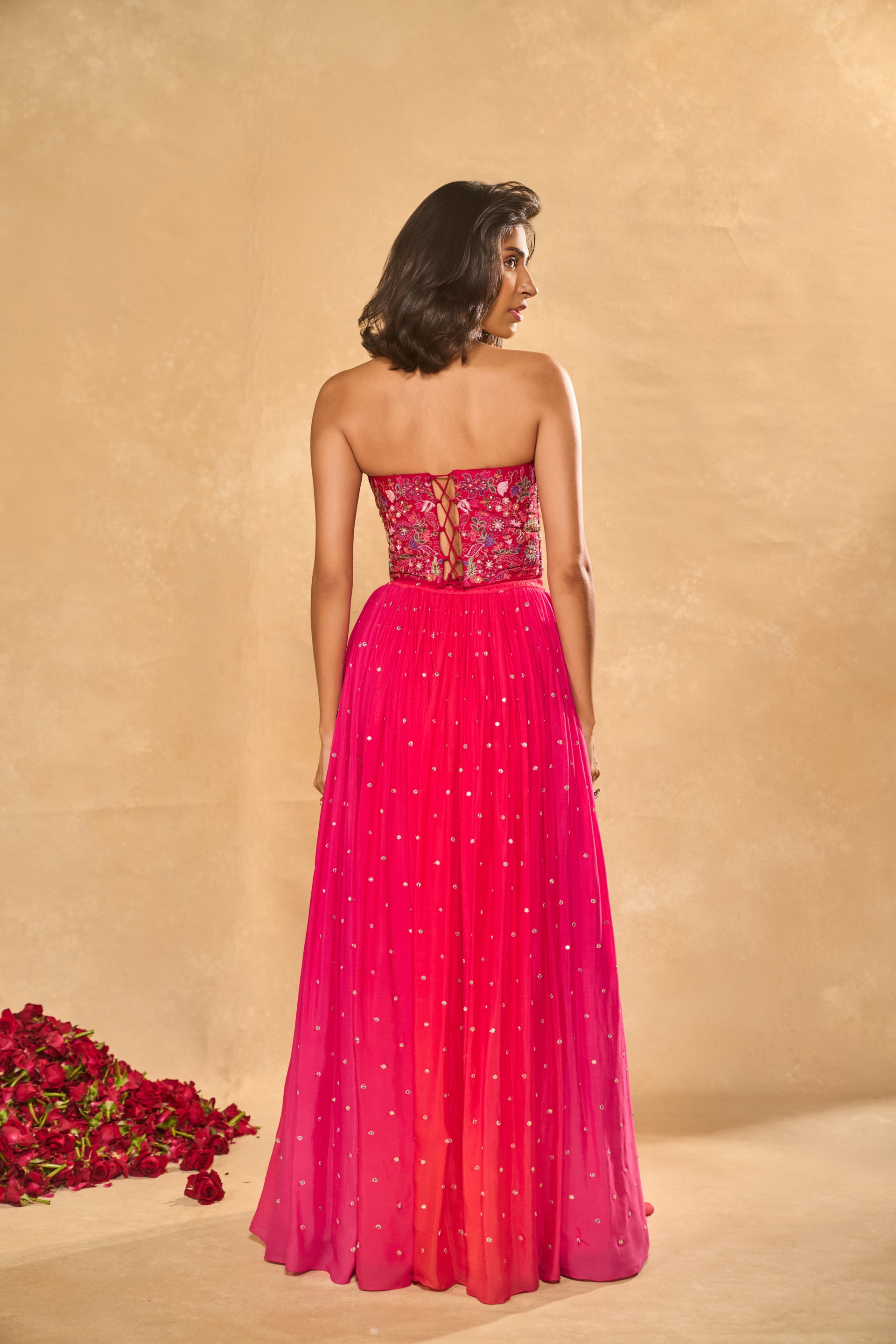 Aries Corset Lehenga