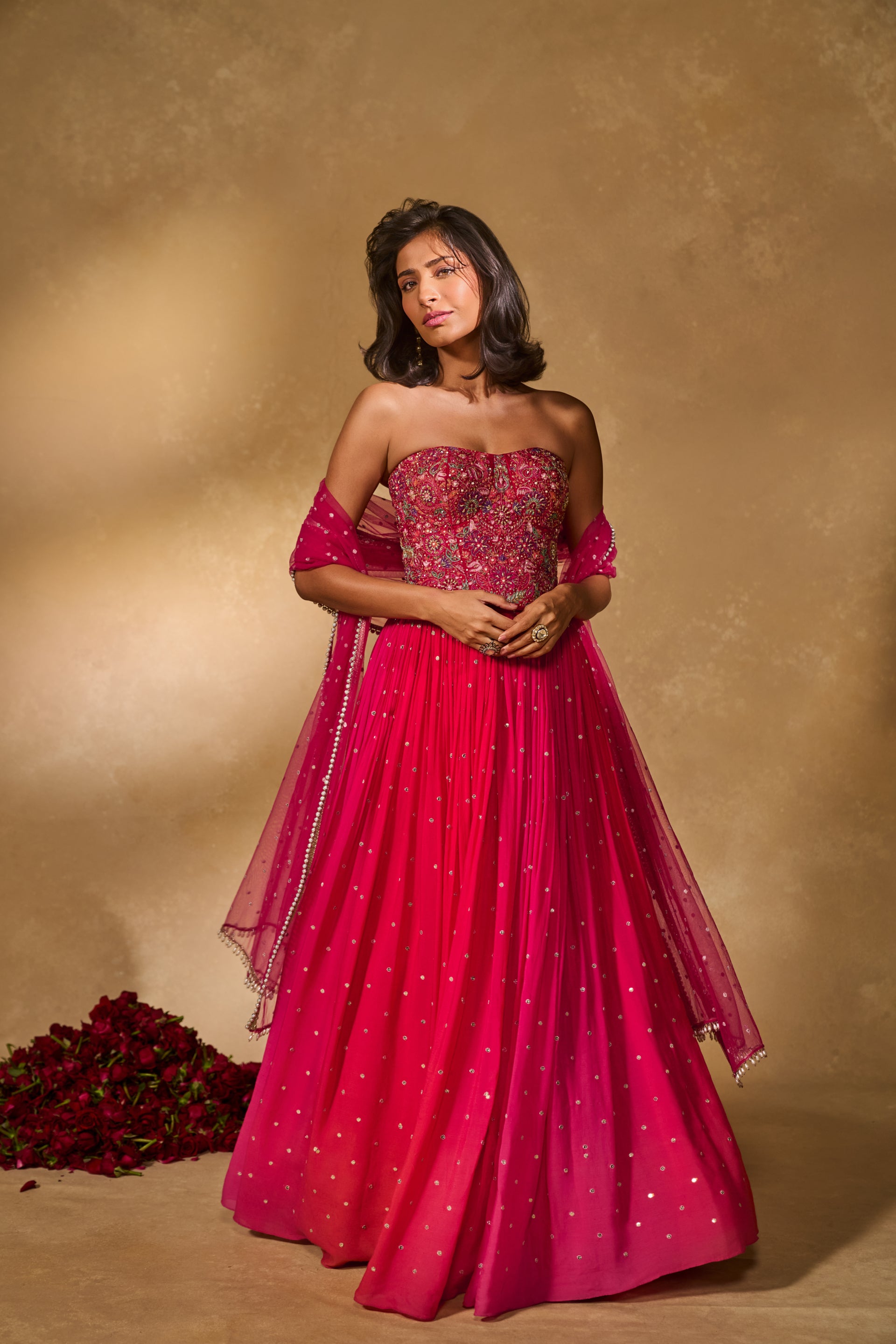 Aries Corset Lehenga