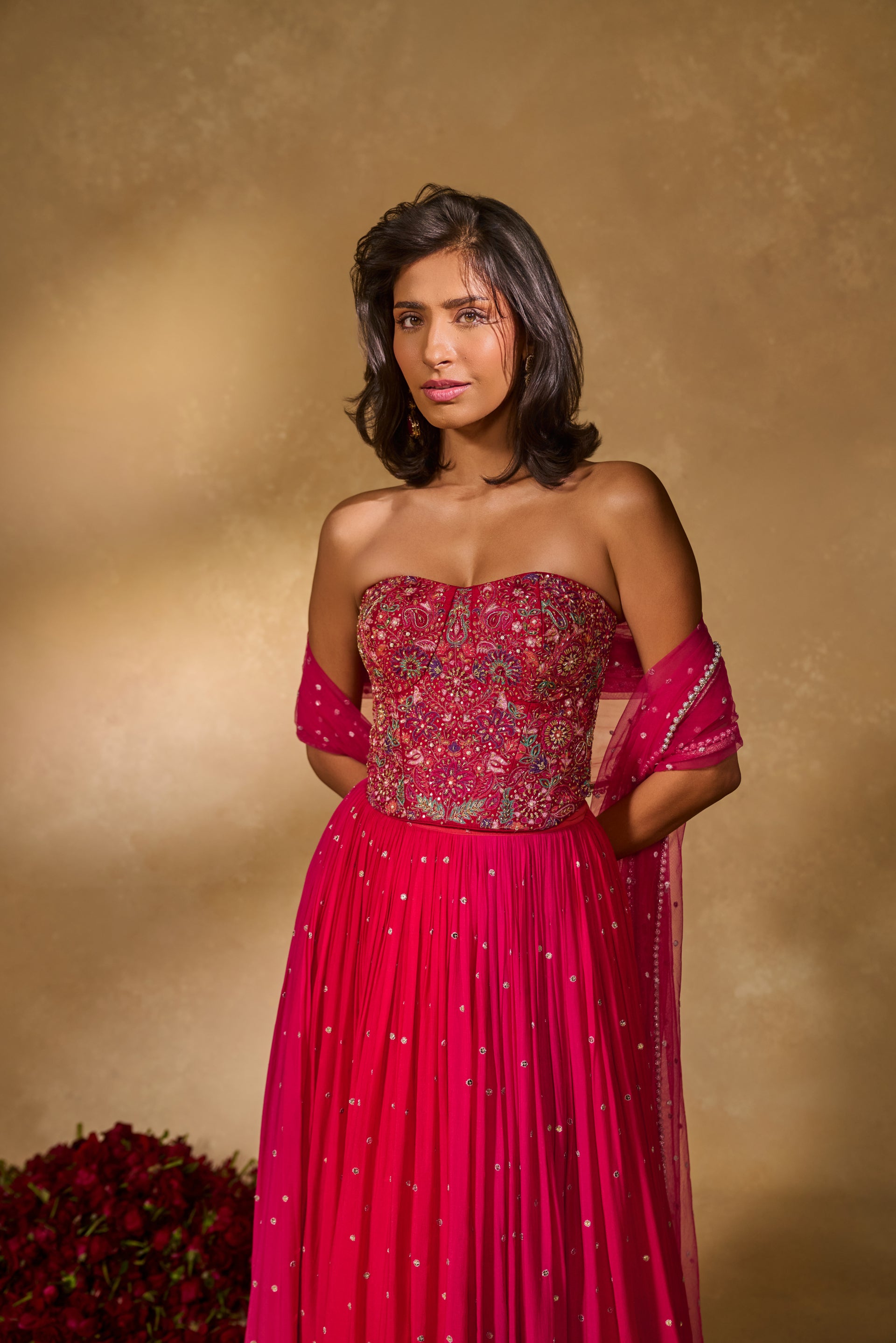 Aries Corset Lehenga