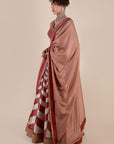 Rust - Ivory Chevron Stole