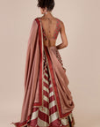 Rust - Ivory Chevron Stole