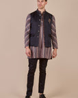 Midnight Blue Nehru Jacket
