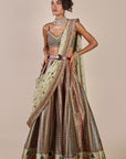 Creme Ivory - Multi Hued Skirt Set