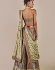 Creme Ivory - Multi Hued Skirt Set