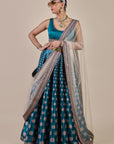 Capri Blue Skirt Set