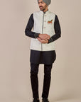 Pearl Ivory Nehru Jacet