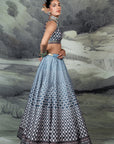 Cerulean Blue Skirt Set
