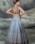 Cerulean Blue Skirt Set