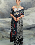 Chevron Corset Saree Set