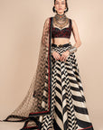Chevron Godet Skirt Set