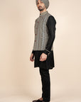 Chevron Nehru Jacket
