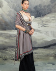 Chevron Saree Set